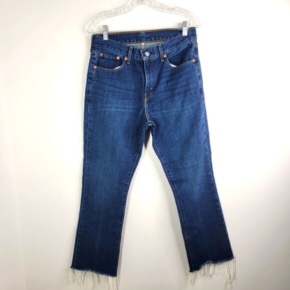 LEVI'S Kick Flare Ocean Spray Indigo Jeans Size 29 - Picture 3 of 8